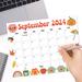 Retro Groovy September 2024 Printable Calendar Cute Theme