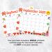 September 2024 Cute Retro Groovy Calendar Printable