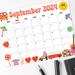 September 2024 Cute Retro Groovy Calendar Printable