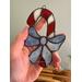 Close up of Candy Cane ornament.