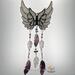 Little Angel Feathers Wind Chime- in purple.