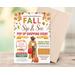 Editable Fall Pop-Up Shop Flyer Printable Template