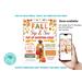 Editable Fall Pop-Up Shop Flyer Printable Template
