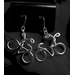 Bicycle earrings