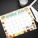 Fall Harvest October 2024 Printable Calendar