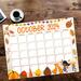 Autumn Harvest October 2024 Printable Calendar