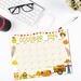 Cute October 2024 Autumn Harvest Calendar Printable