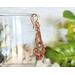 Jade and Copper Large Dangle Earrings