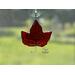 Red Maple Leaf in direct sunlight.