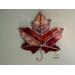 Sugar Maple leaf on wall.