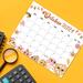Retro Groovy October 2024 Printable Calendar