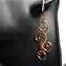 Copper Wire Weave Earrings