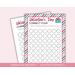 Valentine Four In A Row Printable Party Game - Connect Four