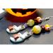 Halloween Boo Ghost Charm Earrings 3" long by Linda B or LinorStore 