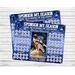 Baseball Pick a Date Editable Donation Calendar Template