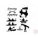 Canoe and Kayak Silhouettes SVG and Clipart Bundle