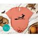 Dog Lover's Halloween Graphic Tee - Happy Halloweenie Dachshund Dog Halloween Shirt