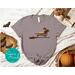 Dog Lover's Halloween Graphic Tee - Happy Halloweenie Dachshund Dog Halloween Shirt
