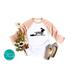 Dog Lover's Halloween Graphic Tee - Happy Halloweenie Dachshund Dog Halloween 3/4-Sleeve Raglan Shirt
