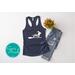 Dog Lover's Halloween Graphic Tee - Happy Halloweenie Dachshund Dog Halloween Racerback Tank Top
