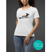 Dog Lover's Halloween Graphic Tee - Happy Halloweenie Dachshund Dog Halloween V-Neck Shirt