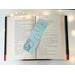 the reading book mark is laminated