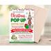 Editable Christmas Pop-Up Shopping Flyer Template