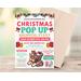 Christmas Pop-Up Sale Flyer Editable Template