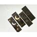 this moon bookmark set comes with 4 book mark with all are laminated with black backgrounds
