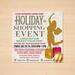 Customizable Holiday Pop-Up Sale Flyer for Christmas