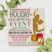 Customizable Holiday Pop-Up Sale Flyer for Christmas