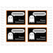 Printable Halloween Cookie Treat Cards - Ghost Design, Coooooookie Happy Halloween Cookie Treat Bag Cards