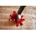 hanging wooden wall-mounted knife hook with red blood splatter - horror-themed wall hooks - horror decor - hook for jewelry, hat, towel
