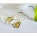 Gold Fairy Wing Earrings