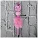 Pink beaded faux fur teachers pen. Pens are sold individually.