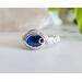 Sterling Silver Blue Eye Ring