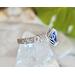 Sterling Silver Blue Eye Ring