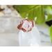 Chalcedony Rose Copper Ring