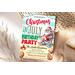Funny Santa Birthday Party Christmas in July Invite