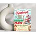 Funny Santa Birthday Party Christmas in July Invite