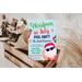 Hilarious Santa Christmas in July Pool Party Invitation