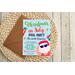 Hilarious Santa Christmas in July Pool Party Invitation