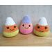 Candy Corn Plush Amigurumi