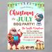 BBQ Pool Party Invite for Christmas in July