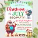 BBQ Pool Party Invite for Christmas in July