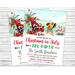 Christmas in July BBQ and Pool Party Invite