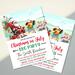 Christmas in July BBQ and Pool Party Invite