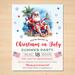 Hilarious Christmas in July Summer Party Invite