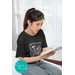 Bookish Halloween Graphic Tee - Funny Halloween Shirt for Book Lovers, Read in Peace
