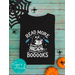 Bookish Halloween Graphic Tee - Funny Halloween Shirt for Book Lovers, Read More Booooks